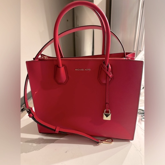 MERCER LARGE SAFFIANO LEATHER TOTE BAG - Picture 6 of 10